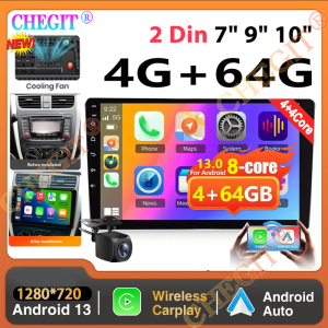 2Din Car Radio 7"/9"/10" Universal Android 13 Autoradio 64G GPS BT Car Audio Carpaly Multimedia Player For Hyundai Nissan Toyota