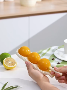 Creative Candied Shape Ice Cream Mold Triple-balls Ice Cream Mold With Straw Kitchen Bars Party Ice Maker