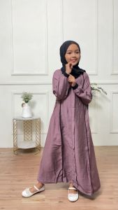 Gamis Danilla Anak Linen Premium