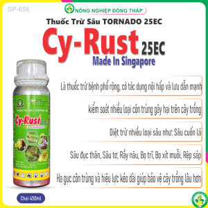 Thuốc Trừ Sâu TORNADO 25EC Hiệu Cy-Rust 25EC Made In Singapore (Chai 450ml)