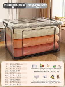 UKOBT | Heavy Duty Transparent Large Capacity Storage Box