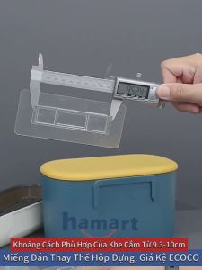 Miếng Dán Hộp Đựng Giấy Vệ Sinh Ecoco Oenon Treo Tường Nhà Tắm Móc Dự Phòng Giá Kệ Siêu Dính