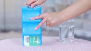 1Pc 600ML Reusable Gel Ice Packs Breastmilk Beverages Storage Gel Freezer Ice Blocks Lunch Box Freezer Fresh Food Storage