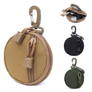Tactical Wallet Keychain Mini Outdoor Digital Money Coin Pouch Keys Holder Waist Bag for Hunting Camping