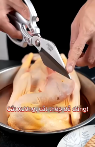 Kéo Nhà Bếp Đa Năng Mẫu Mới BẢN TO Bằng Thép Không Gỉ Chất Lượng Nhật Bản.
