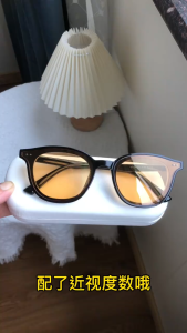 GENTLE MONSTER LANG Orange Zeiss Lens Fashion Korean Polarized Sunglasses For Women/Men Oval Frame Shades Women Beach Travel UV400 Protection