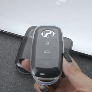 Perodua TRAZ Key Cover TPU Transparent Car Key Holder Case Cover Kunci Perodua Traz Accessories