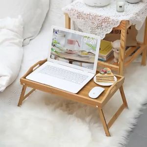 High Quality Foldable Bamboo Bed tray | Service Tray