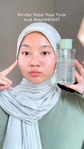 SKINTIFIC Mugwort Calm Down Micellar Water 75ml | 300ml | Pembersih Makeup Sekali Bersih Total Tanpa Residu