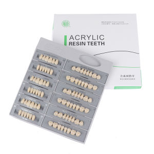 84pcs A2 Resin teeth back teeth front teeth model dentures A2 color tooth guide teeth accessories
