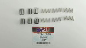 Peloran Stater Karisma (Harga Per Set Sesuai Foto) - Mimis Pelor Gotri Dobel Starter One Way Wanwey + Per Peer Pir Honda Kharisma X Karisma D Kirana Supra X 125