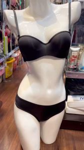 Bộ đồ lót V267 cotton viền ren mút mỏng có gọng áo cúp ngang quần ren gợi cảm