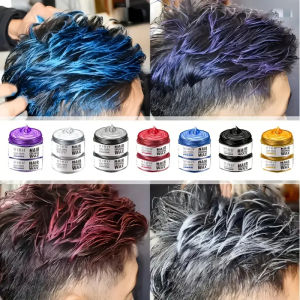 Temporary Hair Color Dye MudColor Hair mud Wax 13-color Hair Color Wax For Daily Party CosplayMen&Womens DIY Hair Color Cream