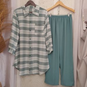 set tunik wanita/set tunik crinkle/set cantik crinkle bisa cod