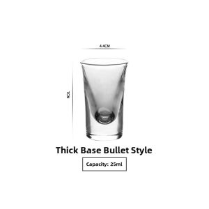 B52 Martini Glass Shot Cup Bar Set Whiskey Glass Bullet Cup Alcohol Cup Holder Chinese Style Pure Color Cocktail Glass Set