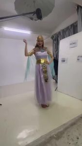 2024M-XL Medieval Athena Roman Costume Court Greek Goddess Halloween Costume Cleopatra COS Costume