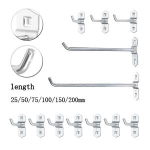 1/5/10pcs Peg Board Hook Display Hook Shelf Hanger Pegboard Heavy Duty Shelf For Peg Board Tool Organizer