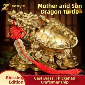 sanstyle | Copper Feng Shui Wealthy Turtle Statue