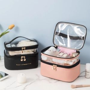 Portable Washing Bag Big Capacity Makeup Bags Waterproof Travel Storage Bag Travel Handbag Cosmetic Storage Bag
