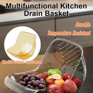 Multifunctional Drain Basket For Drain Storage Temperature Resistant Durable Sink Storage Basket Strainer