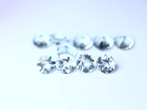 1.48 กะรัต [ล็อต 10 ชิ้น] อะความารีนทรงกลม 3.5 มม. อันน่าทึ่ง. 1.48Ct [10 Pcs Lot] Stunning 3.5 mm Round Shape Blue 100% Genuine Aquamarine | UC-0015