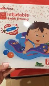 BABIESFIRST BF302 Inflatable Swim Training Ring BONUS Pompa Angin / Pelampung Renang Bayi Rompi