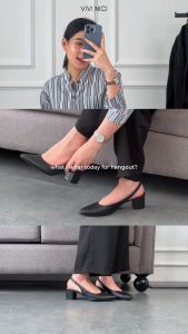 VIVI NICI - Selena Sepatu Sandal Mules Wanita Hak 5 cm