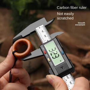 150mm 100mm Electronic Digital Caliper Carbon Fiber Dial Vernier Caliper Gauge Micrometer Measuring Tool Digital Ruler