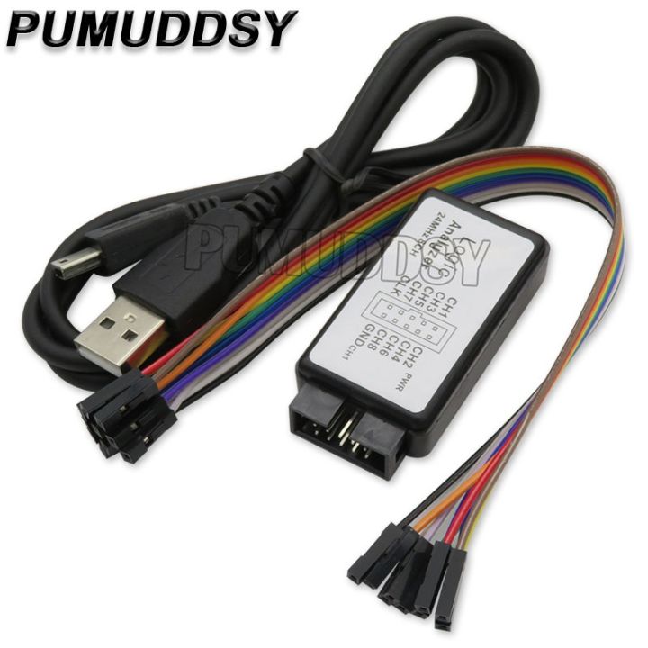 IGMOPNRQ 1 Set USB Logic SCM 24MHz 8 Channel 24M/seconds Logic Analyzer ...
