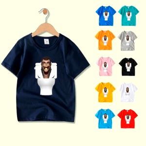 Baju Setelan Kaos Dan Celana Pendek Usia 1-7 Tahun Motif Cute Bear Print