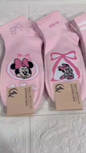 ถุงเท้าแฟชั่นลายน่ารัก 1แพ็ค10คู่ ขนาดฟรีไซส์(37-45) ผ้าดี ผ้านิ่ม งานปัาย พร้อมส่งจ้า