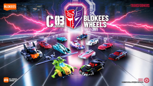 Kidztime x Blokees Wheels Transformers C03 WreckN Rule 2 Series Collectible Vehicle Blind Box