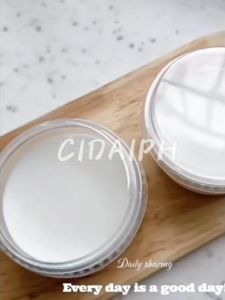 【Free Spoon】 25pcs MILK JELLY CUP Disposable Dessert Cup 150ML Cake Mousse Yogurt Ice Cream Container - 5oz Transparent Cheesecake Containe Ice Cream Salad Plastic Cup With Cover