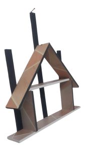 rak dinding minimalis model rumah sederhana - BLACK & WHITE home decoration