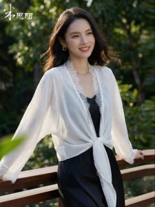 Misoshine | Breathable Lace Airy Matchable Unique Design Air Conditioner Shirt