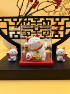 Đồ Trang Trí Mèo May Mắn Mặt Trời Đồ Trang Trí Phòng Khách Văn Phòng Để Bàn Tay Tự Động Đồ Trang Trí Kinh Doanh Quà Tặng