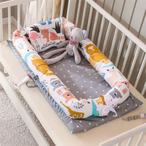 Portable Co-Sleeping Baby Bed Infant Comforter Anti-Fear Jumping Mobile Sleep Bed Carry-On Summer Soothing Child Furniture