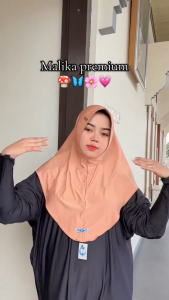 JIlbab Instan DAILY PREMIUM S M L Jersey Premium Dewasa Hijab Bergo Hamidah Menutup Dada