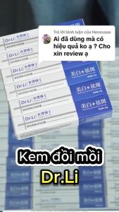 Kem Dưỡng Da Làm Mờ Nám Dr.Li 20g Giảm Tàn Nhang Đốm Nâu Kem Giảm Đốm Đồi Mồi Chiết Xuất Thảo Dược Cho Mọi Loại Da