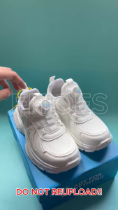 693 Kids School Shoes | Lightweight White School Sneakers | Comfortable Breathable Sports Shoes for Boys & Girls