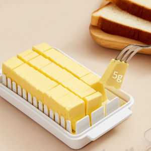 Handy Solid Butter Box Cheese Board Server Crisper Transparent Plastic Storage Container Cheese Keeper Case Butter Cutting