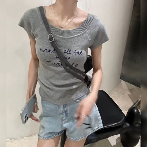 Áo len dệt kim BINKAFENNY cho nữ làm bằng len thoáng mát gợi cảm