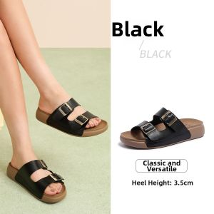 CAMEL | Spring/Summer New Design Strapped Thick-sole Bockens Shoes
