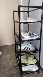 Rak Sepatu Tertutup Anti Debu Serbaguna Gantungan Tas Pakaian/ Rak Penyimpanan Dengan Penutup/Penyimpanan Gantung Gantungan Baju Shoe Rack Lemari Sepatu Kotak Sepatu