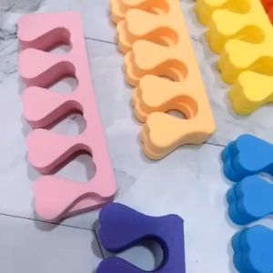 2pcs Convenient Nail Coloring Aid Tool Soft Sponge Foam Finger Toe Separator Nail Art Salon Pedicure Manicure Tool