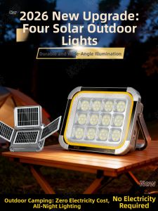 YUANMUXUAN | Foldable Panels Long Battery Life Outdoor Lighting Lamp