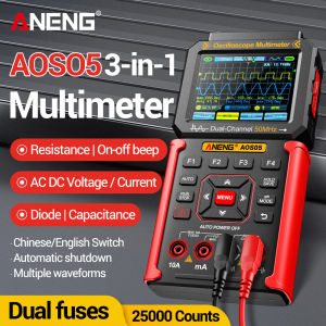 ANENG | ANENG AOS05 Oscilloscope Multimeter Multi-function 3-in-1 50MHz Bandwidth 200MSa/s Sampling Dual Channel Smart Detector Tools