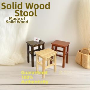 Multifunctional Wooden Stool for Home Restaurant School Children