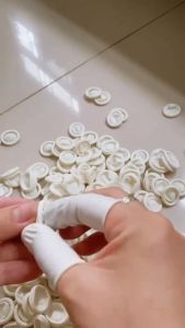 Combo 100c Bao ngón tay cao su y tế có đai ngón tiện lợi