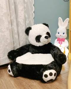 Cute Bear Cushion Kids Sofa Seat Girls Bedroom Lazy Sofa Tatami Bedroom Bay Window Back Cushion Recliner